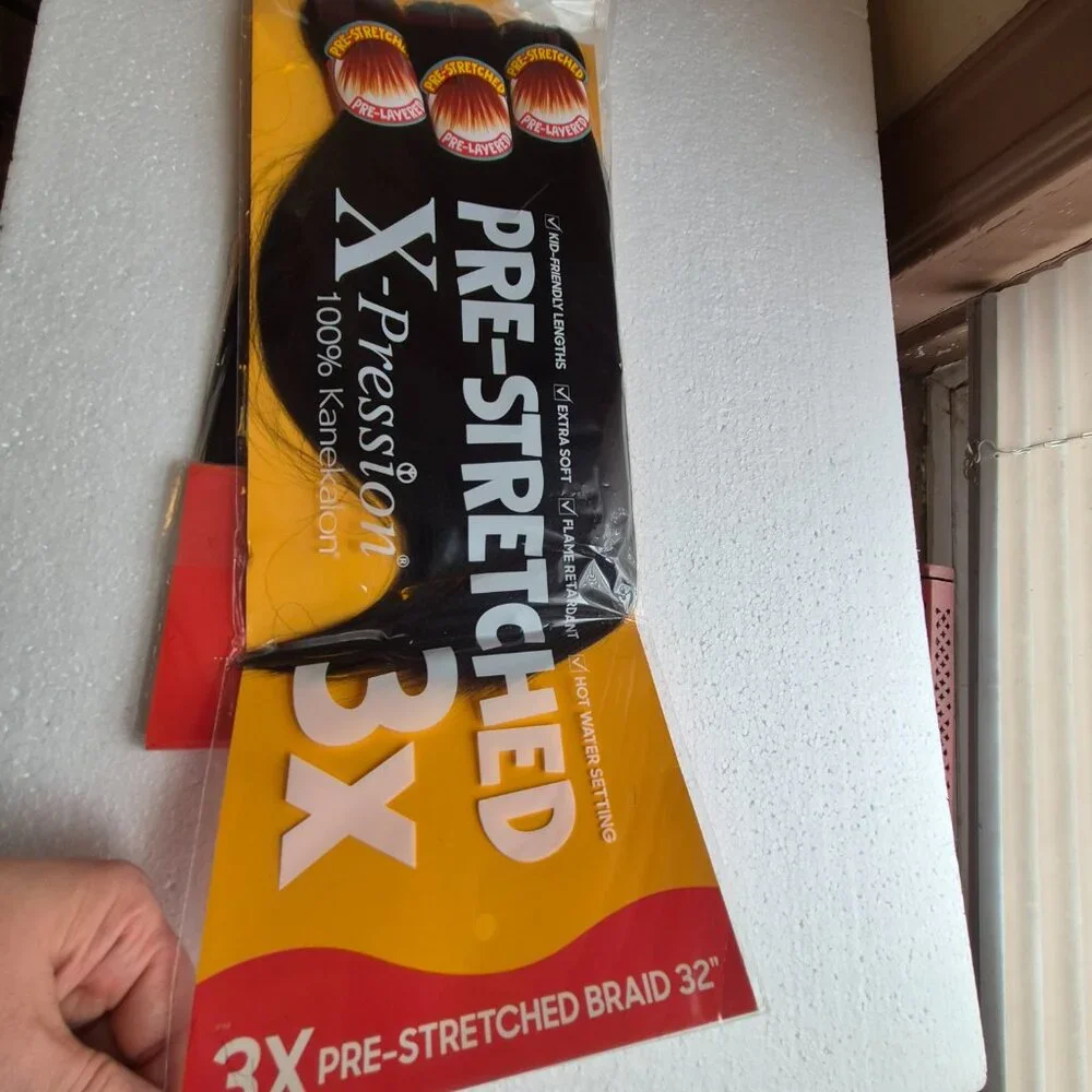 2 Packs Outre Xpression Lil Looks Kids - 3X PRE STRETCHED CALMING BRAID 32